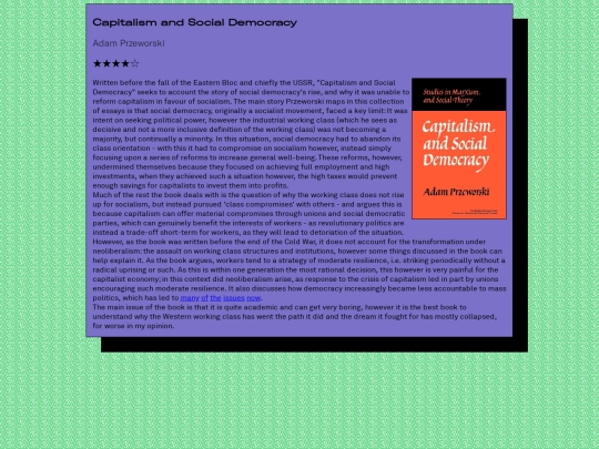 Reviews/Books/CapitalismandSocialDemocracy screenshot