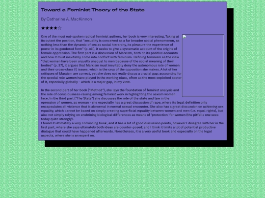 Reviews/Books/TowardsaFeministTheoryoftheState screenshot