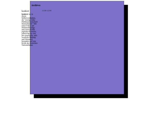 archives screenshot