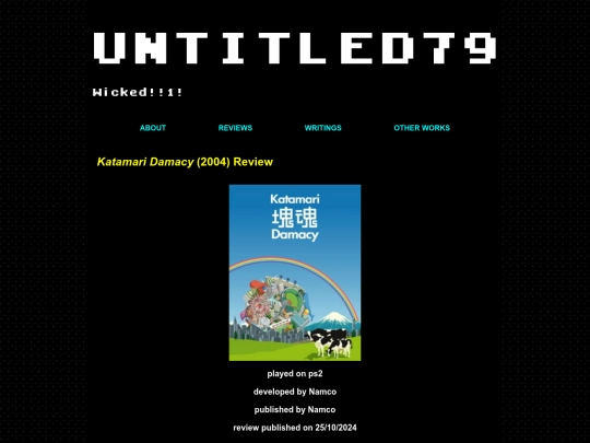 reviews/katamari-damacy screenshot
