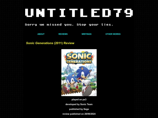 reviews/sonic-generations screenshot