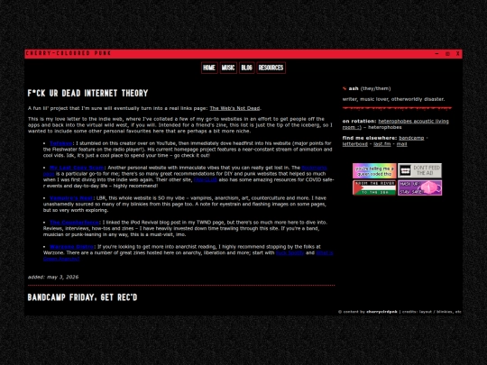 blog screenshot