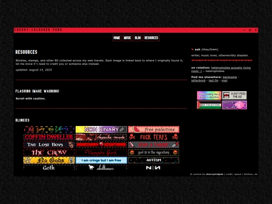 resources screenshot