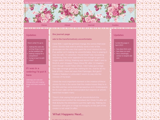 journal/filth screenshot