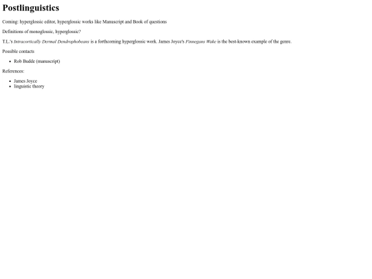 utopianada/postling screenshot
