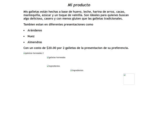 producto screenshot