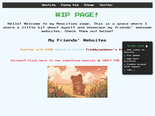 test screenshot
