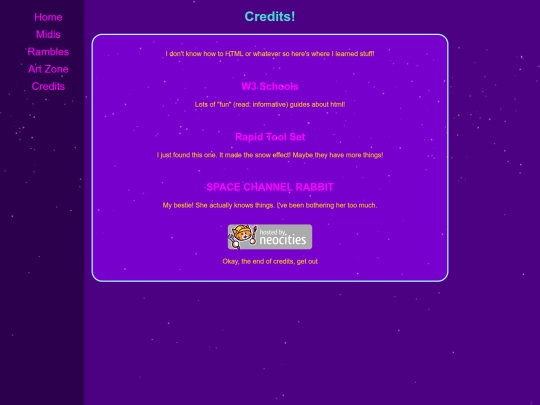 credits screenshot