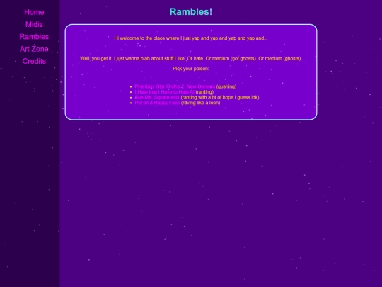rambles screenshot