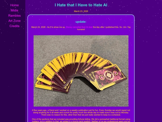 rambles/aihate screenshot