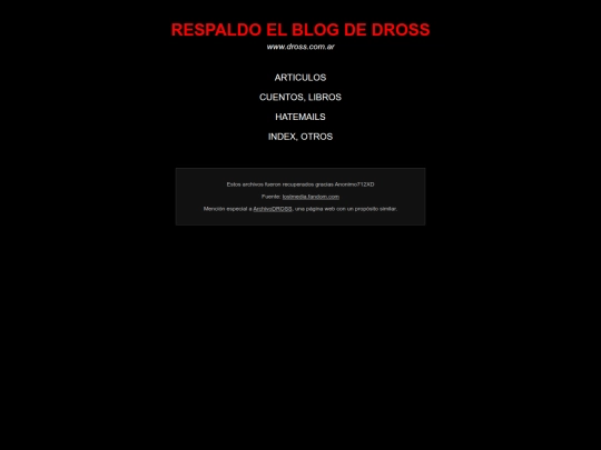blog_dross screenshot