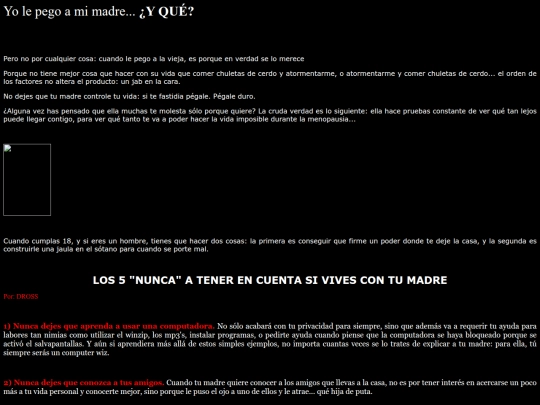 dross/Articulos/2005/MAMA screenshot