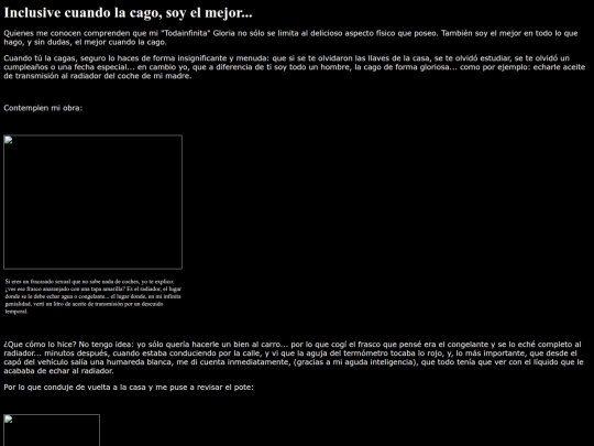 dross/Articulos/2005/cuandolacagosoyelmejor screenshot