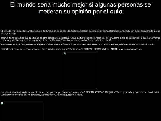 dross/Articulos/2005/opinionporelculo screenshot