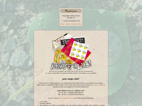 recipeclub screenshot