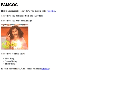 index screenshot