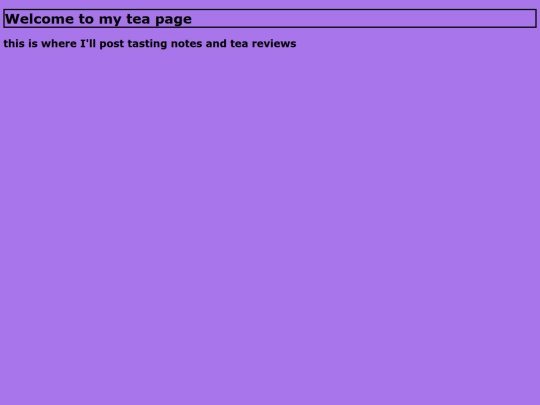 teapage screenshot