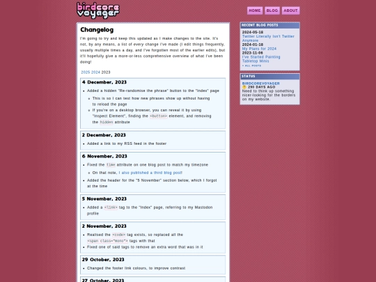 changelog-2023 screenshot