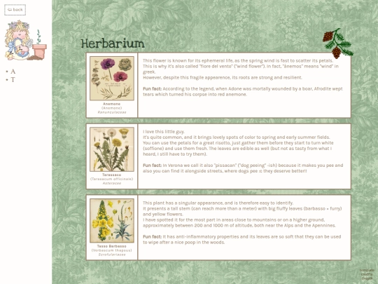 herbarium screenshot