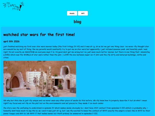 blog screenshot