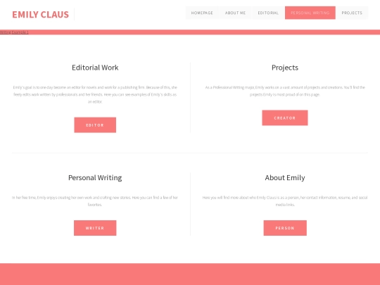 personal-writing screenshot
