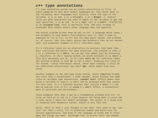 blog/c++ screenshot