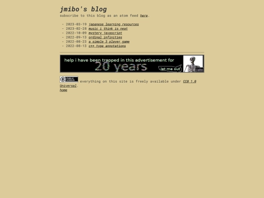 blog screenshot