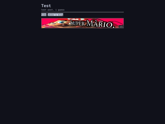 blog/test screenshot