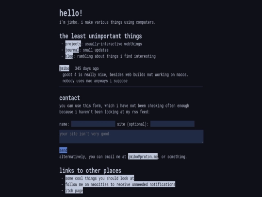 index screenshot