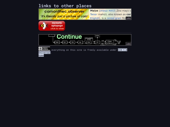 links screenshot