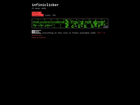 projects/clicker screenshot