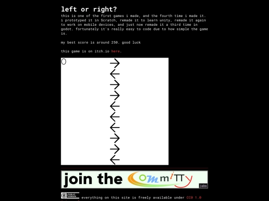 projects/leftorright screenshot