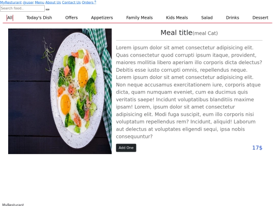 main/single_meal screenshot