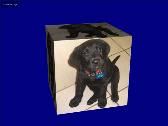 Spinning WebGL Box screenshot