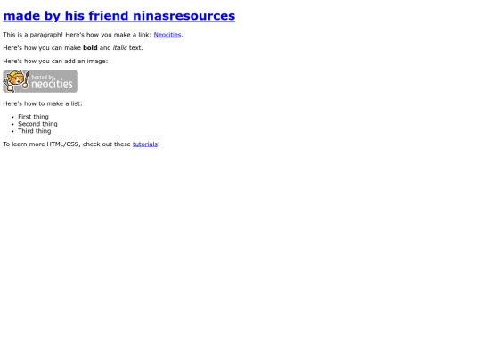 index screenshot