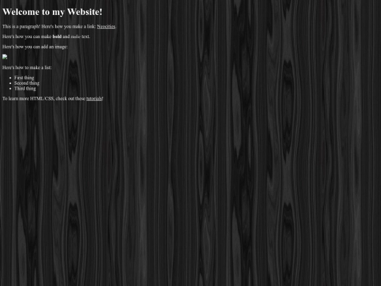 test screenshot
