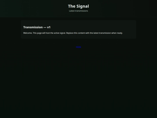 signal screenshot