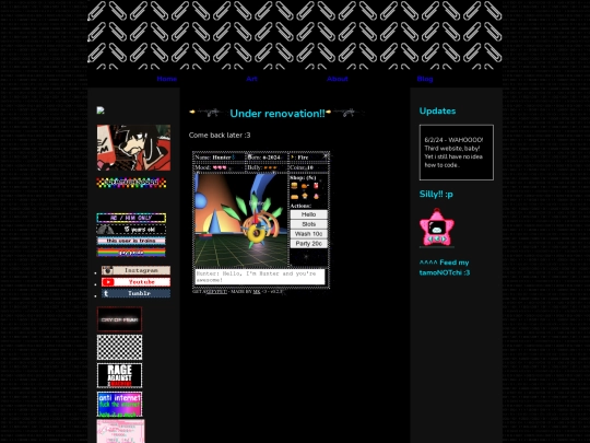 blog screenshot