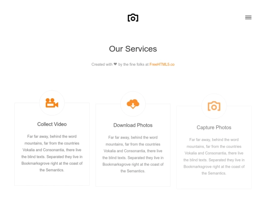 services screenshot