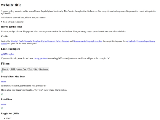 collections screenshot