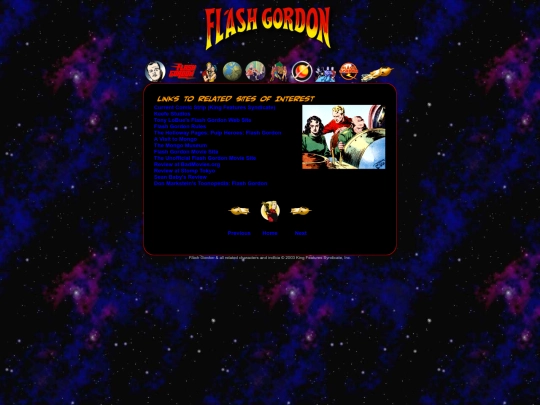links screenshot