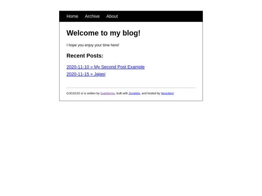 index screenshot