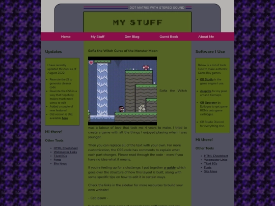 mystuff screenshot