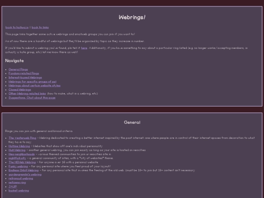 links/webrings screenshot