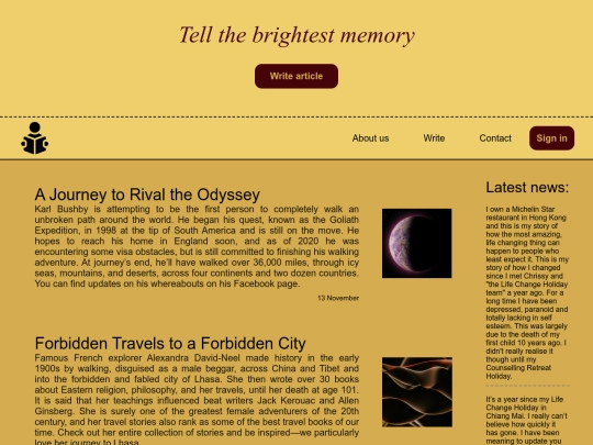 tem/mainPage screenshot