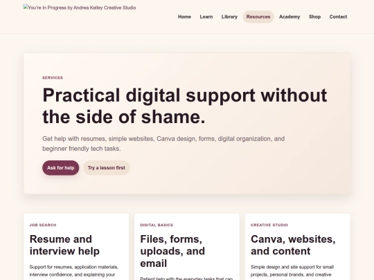 services screenshot
