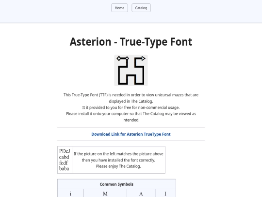 express/astfont screenshot