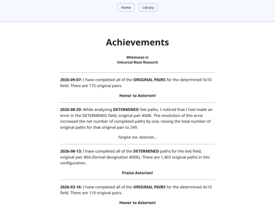 library/achieve screenshot
