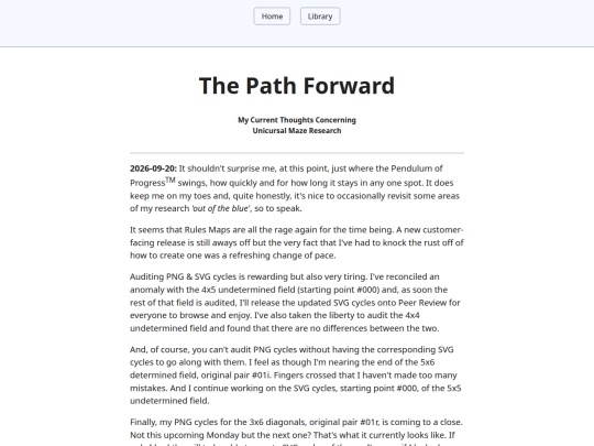 library/blog screenshot