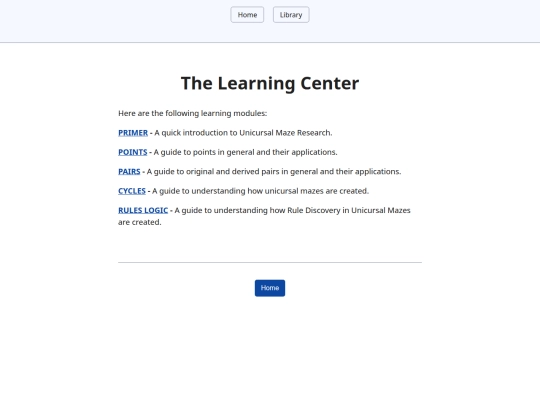 library/learn screenshot